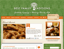 Tablet Screenshot of bestfamilytraditions.com